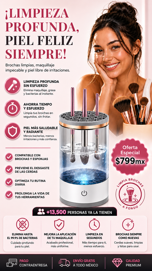 LIMPIADOR DE BROCHAS RECARGABLE